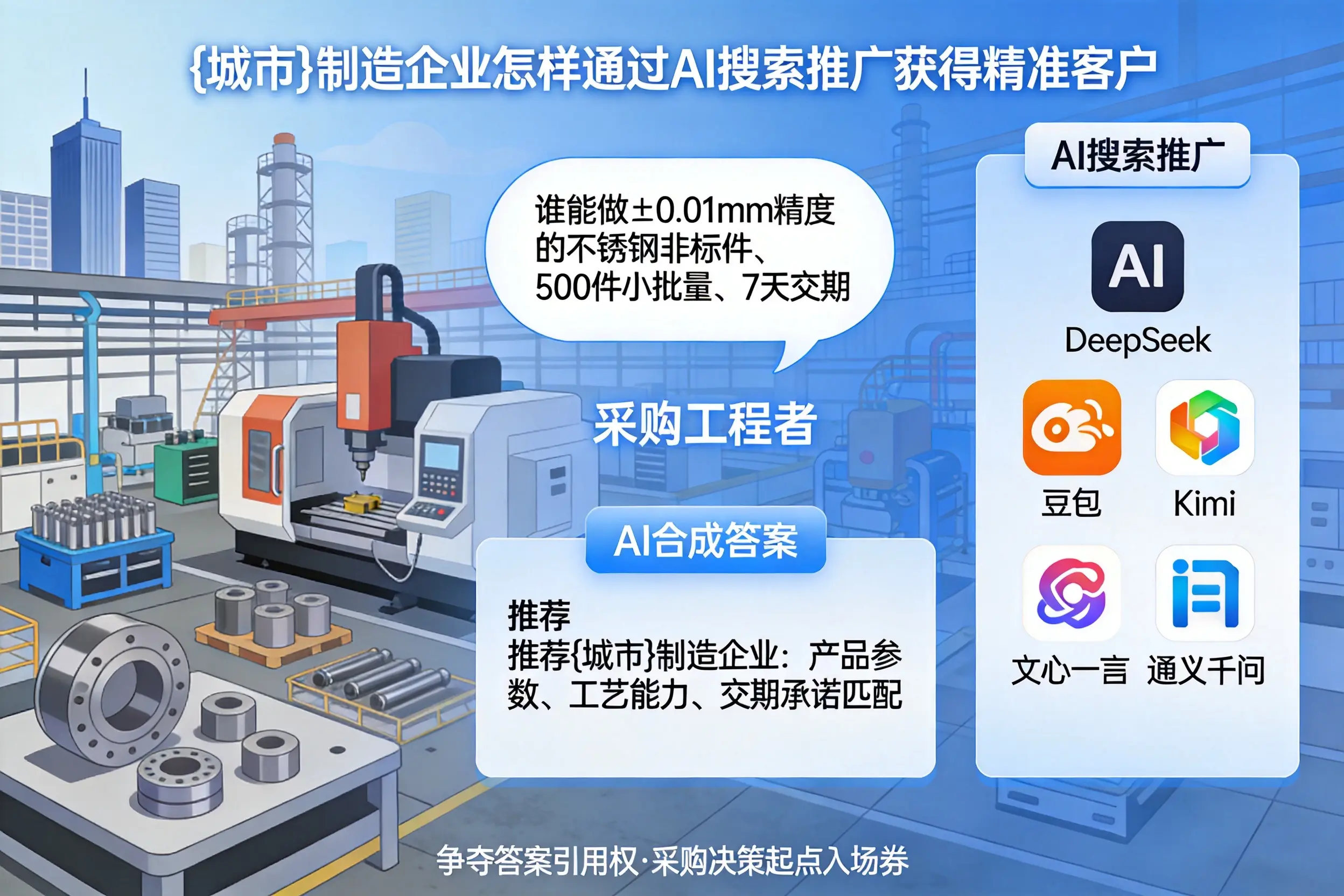 成都制造企业怎样通过AI搜索推广获得精准客户