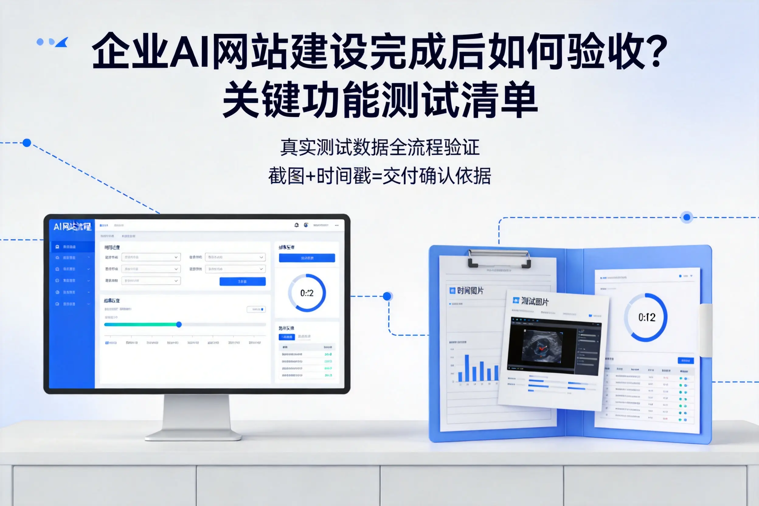 成都企业AI网站建设完成后如何验收?关键功能测试清单