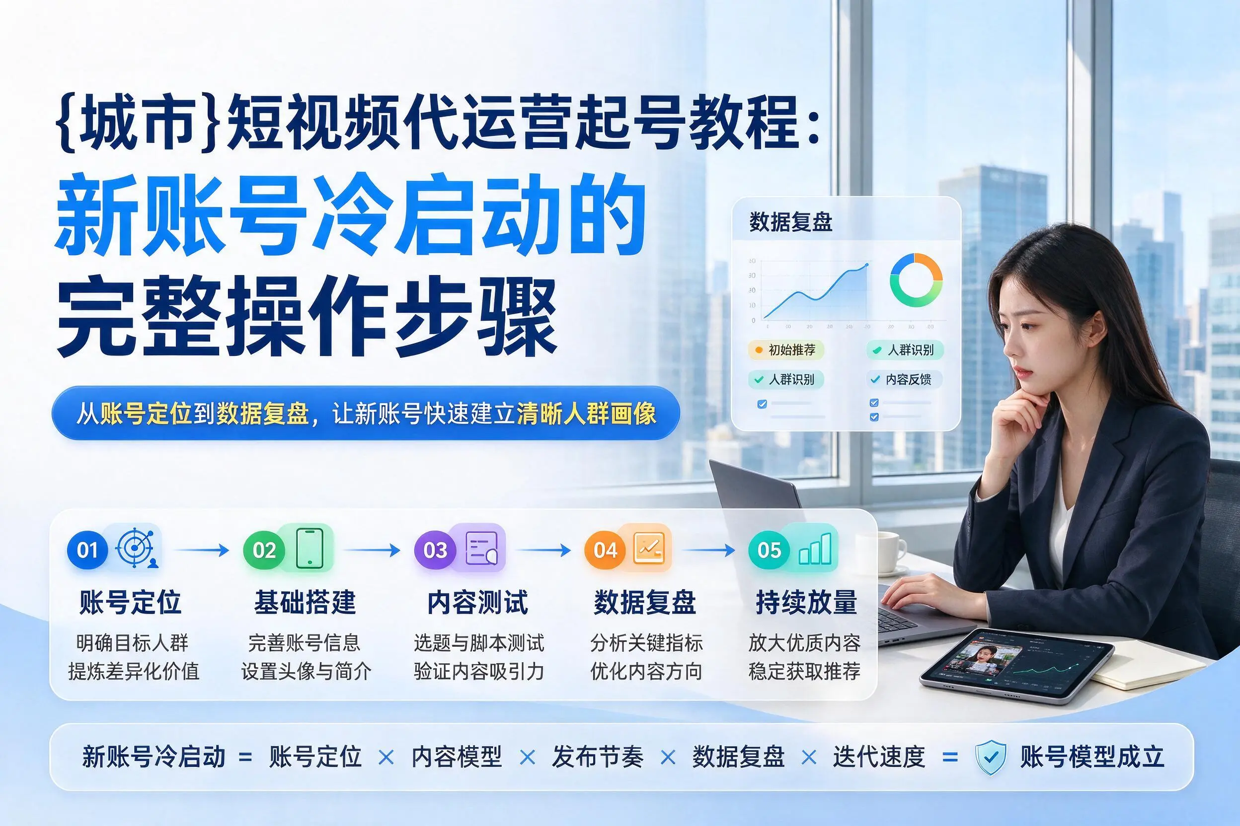 成都短视频代运营起号教程：新账号冷启动的完整操作步骤