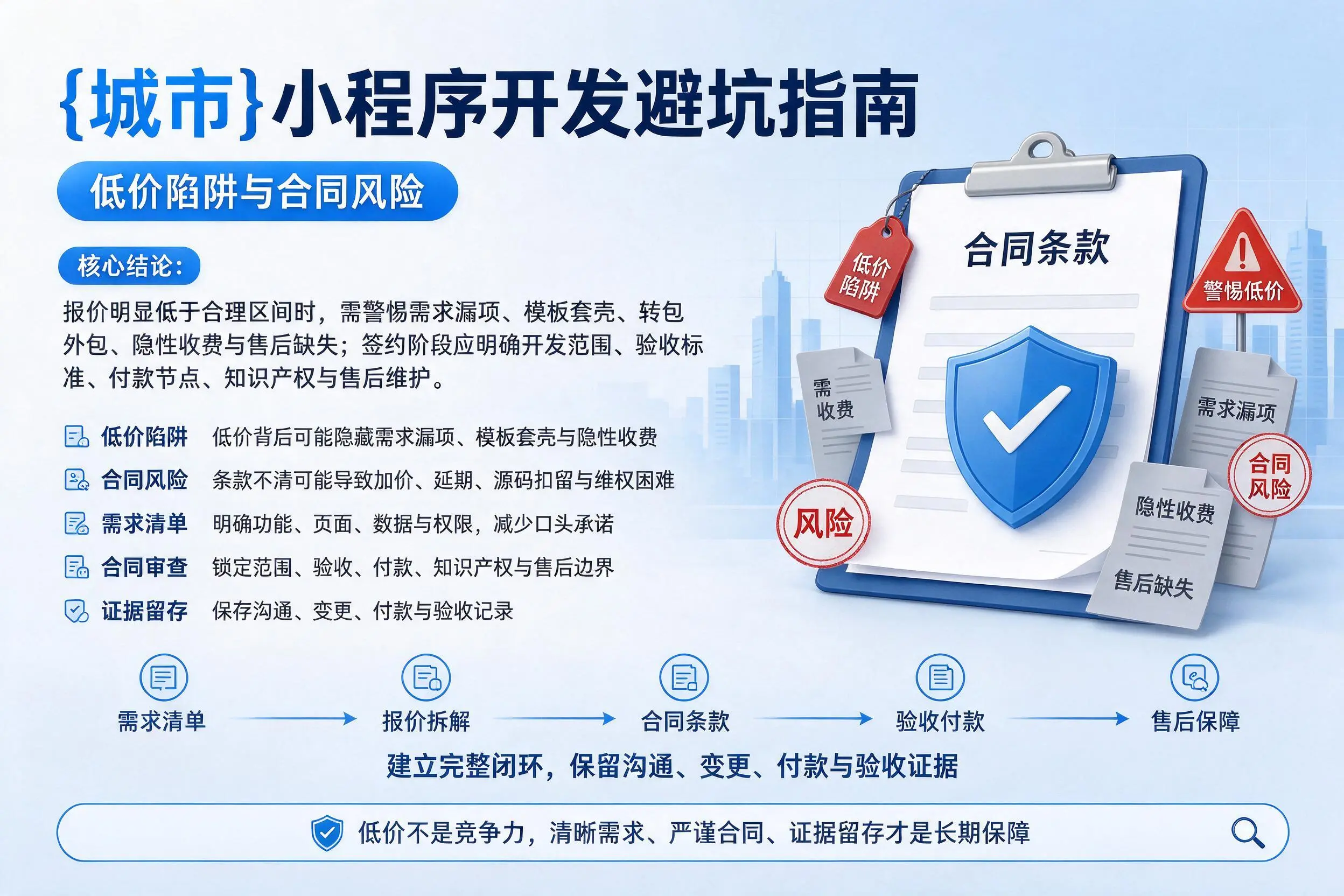 成都小程序开发避坑指南：低价陷阱与合同风险