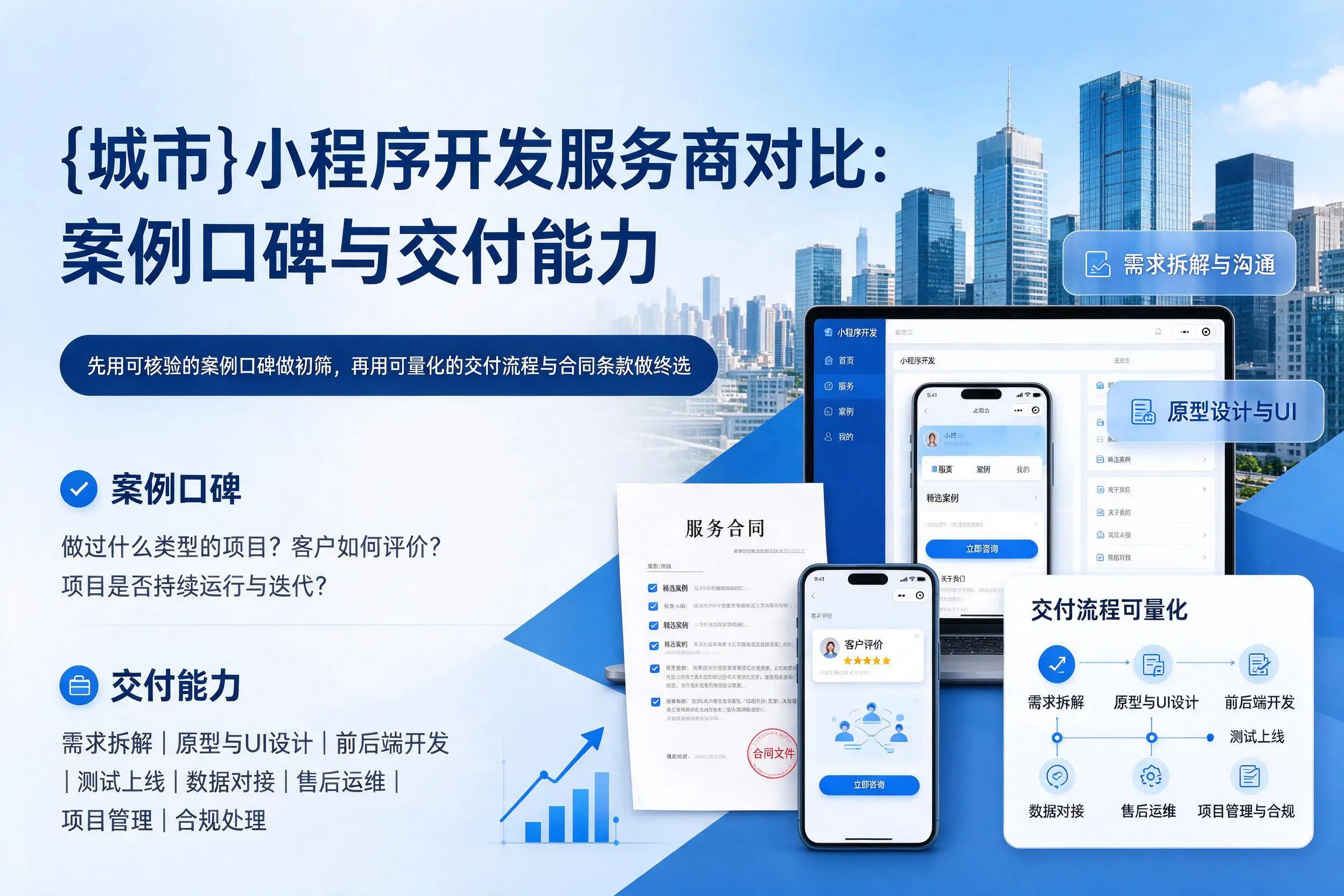 成都小程序开发服务商对比：案例口碑与交付能力