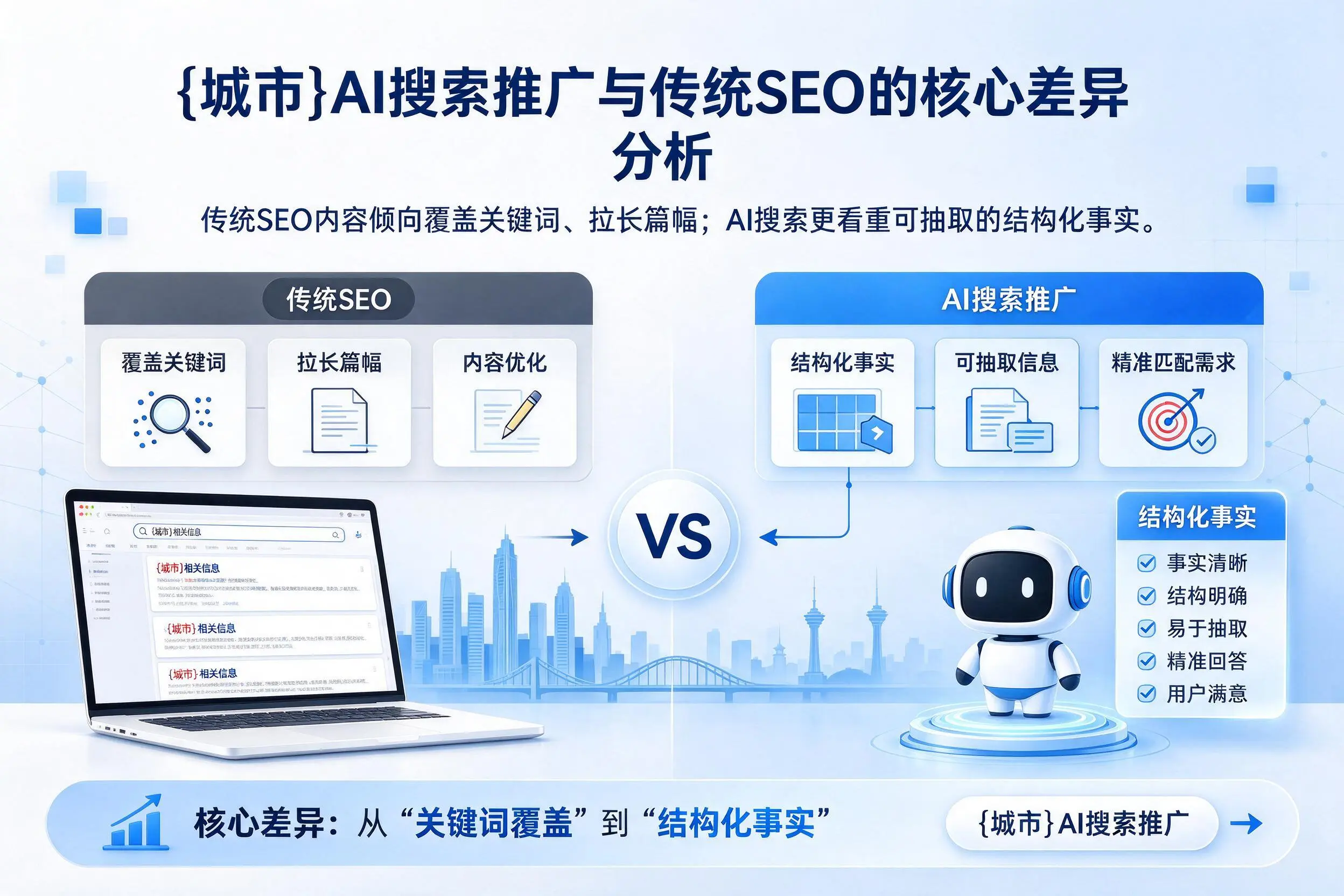 成都AI搜索推广与传统SEO的核心差异分析